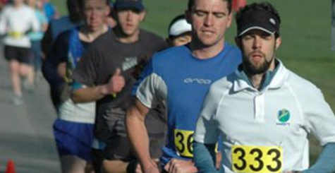James Styler running the Christchurch Sri Chinmoy Half Marathon