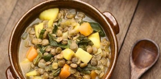 lentils potato spinach soup