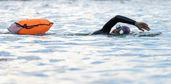Open water swimmer