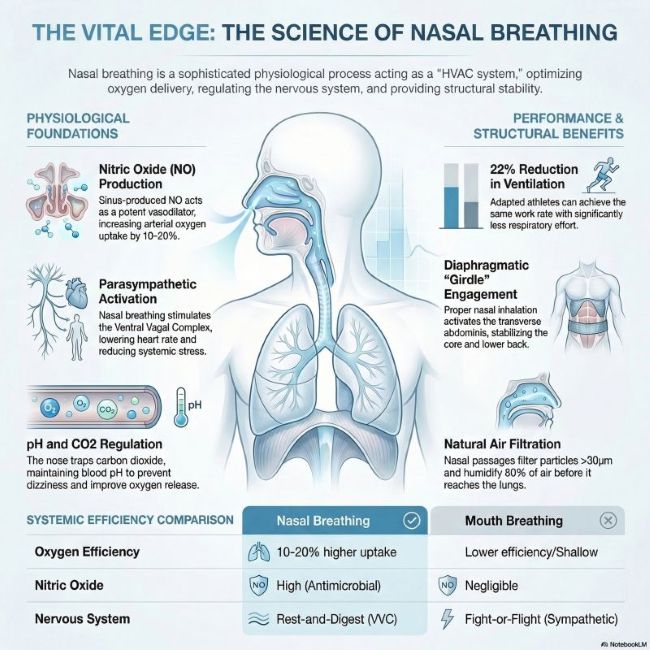 The Science of Nasal Breathing diagram