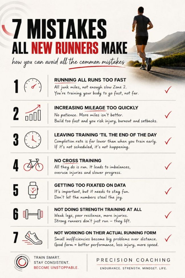 7 mistakes all new runners make diagram