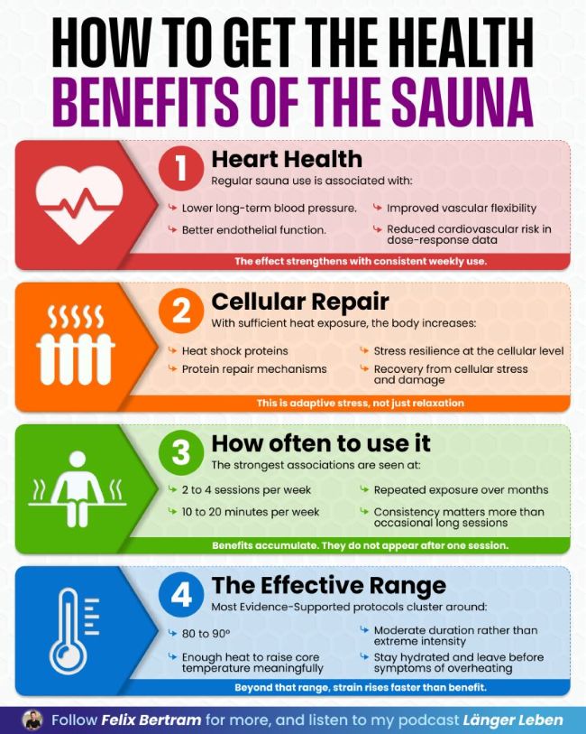 Sauna Health Benefits by Felix Beltram
