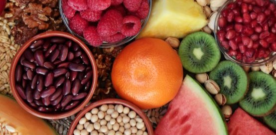 Berries lentils beans fruit