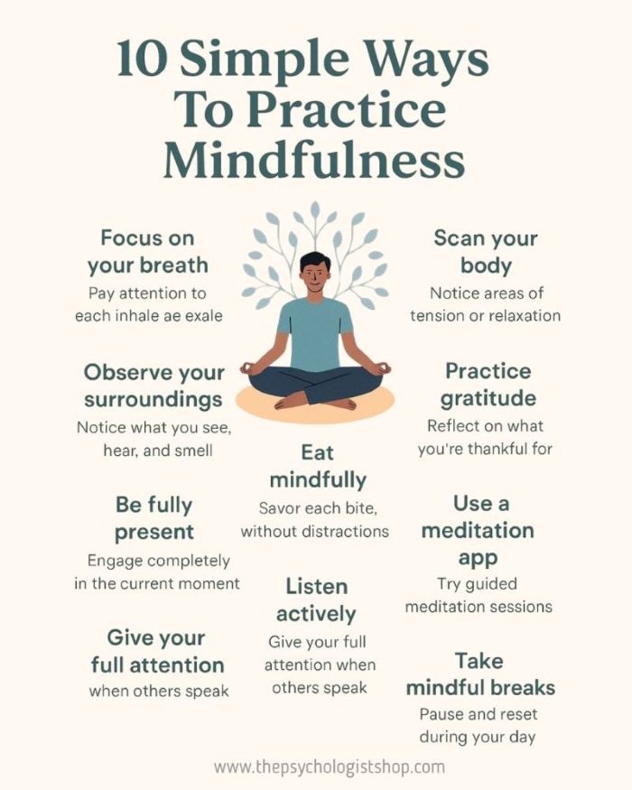 10 Simple Ways to Practice Mindfulness by Ritu Dahiya