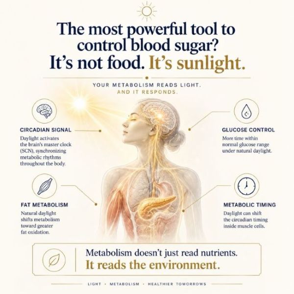 Sunlight Impact on Blood Glucose Levels diagram by Jeoffrey Wisse